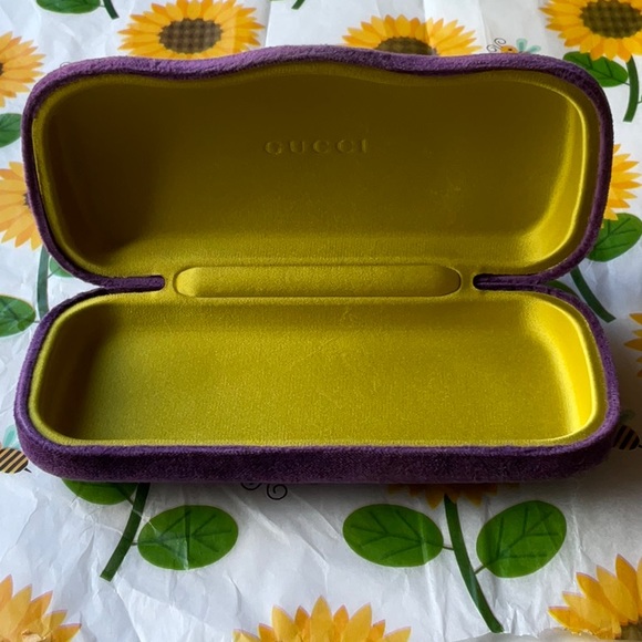 πππ GUCCI VELVET EYEGLASS CASE πππ - Picture 8 of 16